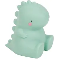 A Little Lovely Company Lampe - 12,5 cm - T-Rex - Grøn - - OneSize - Natlampe