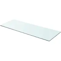 vidaXL glashyldepanel gennemsigtig 80x30 cm