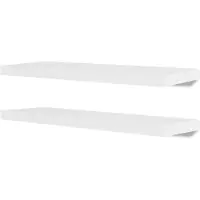 vidaXL væghylder 4 stk. 80 cm hvid