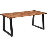 vidaXL Spisebord 180x90 Cm Massivt Akacietræ