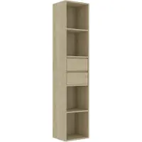 vidaXL Bogreol/reol 36x30x171 cm konstrueret træ sonoma-eg change