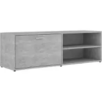 vidaXL tv-skab 120x34x37 cm spånplade betongrå