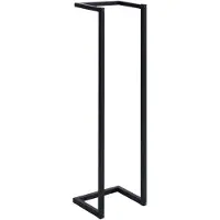 vidaXL Håndklædeholder Jern - Sort / 25 x 20 x 95 cm