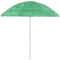 vidaXL Hawaii-strandparasol 240 cm grøn