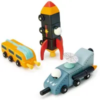 Tender Leaf Toys Trælegetøj - Rumbiler - Ekspedition Til Mars - - OneSize - Bil