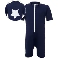 Petit Crabe Badeheldragt - Noe - Navy - - 3-4 år (98-104) - Badetøj