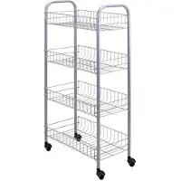 Metaltex Grøntsagsvogn Med 4 Kurve 1x23x8 Cm