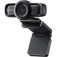 Aukey PC-LM3 - Webcam - farve - 2 MP - 1920 x 1080 - 1080p - audio - USB - H.264, MJPEG