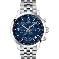Tissot Herreur T114.417.11.047.00 Prc 200 Blå/Stål Ø43 mm