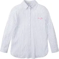 Tom Tailor 1030700 Striped Skjorte Med Lange ærmer