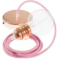 Creative Cables Rz08 Zigzag 1 M Hængende Lampe Pendel Til Lampeskærm