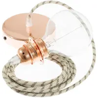 Creative Cables Rd53 Stripes 2 M Hængende Lampe Pendel Til Lampeskærm