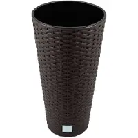Prosperplast Blomsterpotte Tubus, plast, Ø 30 cm, sort