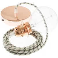 Creative Cables Rd54 Stripes Diy 2 M Hængende Lampe Pendel Til Lampeskærm