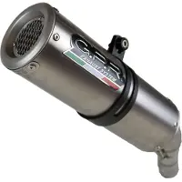 Gpr Exclusive M3 Natural Titanium Hypermotard 821 13-16 Cat Homologeret Slip On Lyddæmper