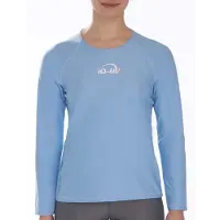 IQ-UV Uv Aqua Langærmet Rash Guard