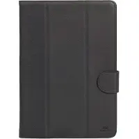 Rivacase Riva Case Malpensa 3137 Universal Case - Flipomslag til tablet - polyuretan-læder - sort - 10.1