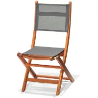 Chillvert Napoles Fsc Sammenklappelig Stol I Eucalyptus Og Stof 50.65x49.6x93.2 Cm