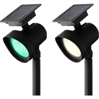 EDM 83452 Sæt Med 2 Pløkker Solcelledrevet Led-projektor