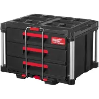 Milwaukee PACKOUT kasse 3 skuffer