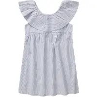 Tom Tailor 1031804 Ruffled Striped ærmeløs Kjole