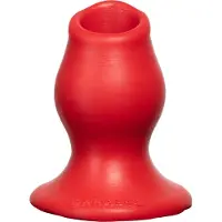 Vuxen Pighole Hollow Butt Plug Small - Red