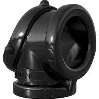 Fantasy C-ringz Fantasy CRingz Elastisk Penis- og Balle-Ring Sort 7cm