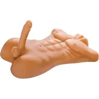 PDX PET Realistisk Mandlig Torso med Penis og Analhul