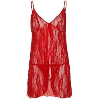 Leg avenue Romantic Babydoll & G-String Red