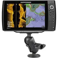RamMounts RAM Mounts Drill-Down dobbelt boldmount til Humminbird Helix 8, 9, 10 & 12