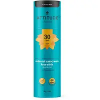 ATTITUDE Sunly Kids Gezicht & Lippen Solcreme SPF 30 - Plastic Free - 20g