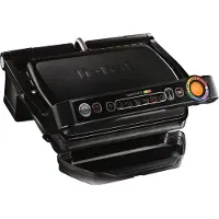 Tefal Grill OptiGrill + GC7128 - Sort - 6 automatiske grillprogrammer