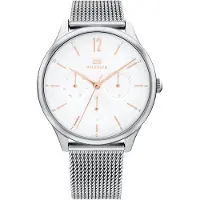 Tommy Hilfiger Dameur 1782456 Layla Hvid/Stål Ø38 mm