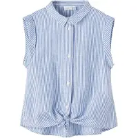 Name it Bluse 'Femma' blå / hvid