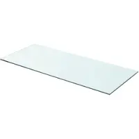 vidaXL glashyldepanel gennemsigtig 70x30 cm