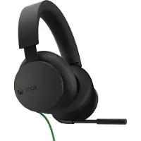 Microsoft Xbox Stereo Headset - Headset - fuld størrelse - kablet - 3,5 mm jackstik - sort
