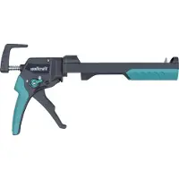 Wolfcraft GmbH MG 400 ERGO, Patron til fugepistol, Blå, Grå, 310 ml, 180 kg, 387 mm, 64 mm