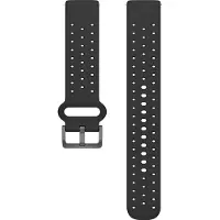 Polar - Sportsure - Bracelet Silicone 20mm Black/ Grey til UnisexSilikone - Sort