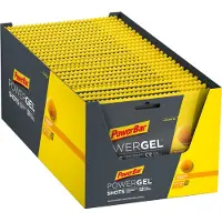 Powerbar Powergel Shot Boks Med Energigeler Appelsin 60g 24 Enheder