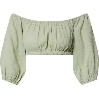 EDITED The Label Bluse 'Nadda' grøn