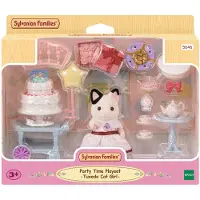 Sylvanian Families Flickan med två -färgkatt och hennes födelsedagssnack - Sylvanian familjer - 5646 - från 3 år gammal