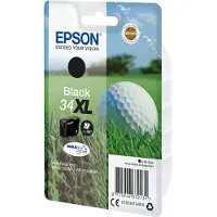 Epson 34XL - 16.3 ml - XL - sort - original - blister med RF/akustisk alarm - blækpatron - for WorkForce Pro WF-3720DWF, WF-3725DWF