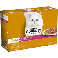 Gourmet Megapakke: Gold kattefoder 96 x 85 g - Duo Delice