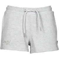 Superdry Superdrytil kvinder. W7110286A Strikkede shorts i økologisk bomuld med gråt Vintage-logo (L), Casual, Sport, Økologisk bomuld, Bæredygtig