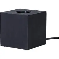 Star Trading Bordlampe E27 KUB sort