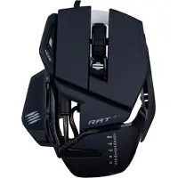 Mad Catz R.A.T. 4+ optisk spilmus - Gaming Mus - Optisk - 9 knapper - Sort