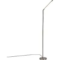 QAZQA Moderne gulvlampe stål inkl. LED - Berdien