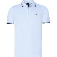 BOSS Bluser & t-shirts 'Paddy' natblå / grå / hvid