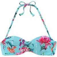 Sunseeker Bikinioverdel himmelblå / smaragd / mørkeorange / pink