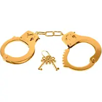 Pipedream Gold Metall Cuffs